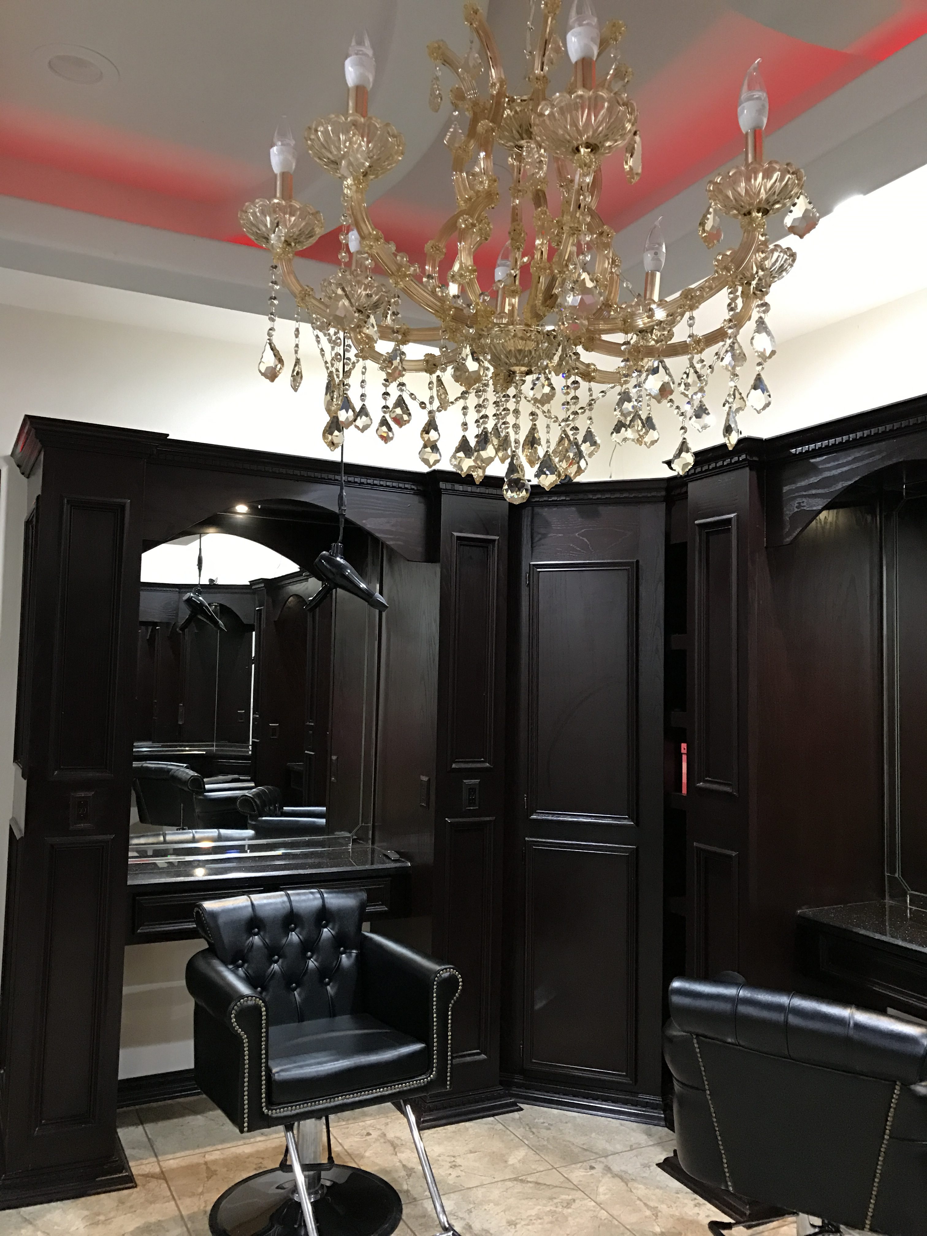Nenas Beauty Salon With Hair Dryers From The Ceiling Image1 Nenas Beauty Salon With Hair Dryers From The